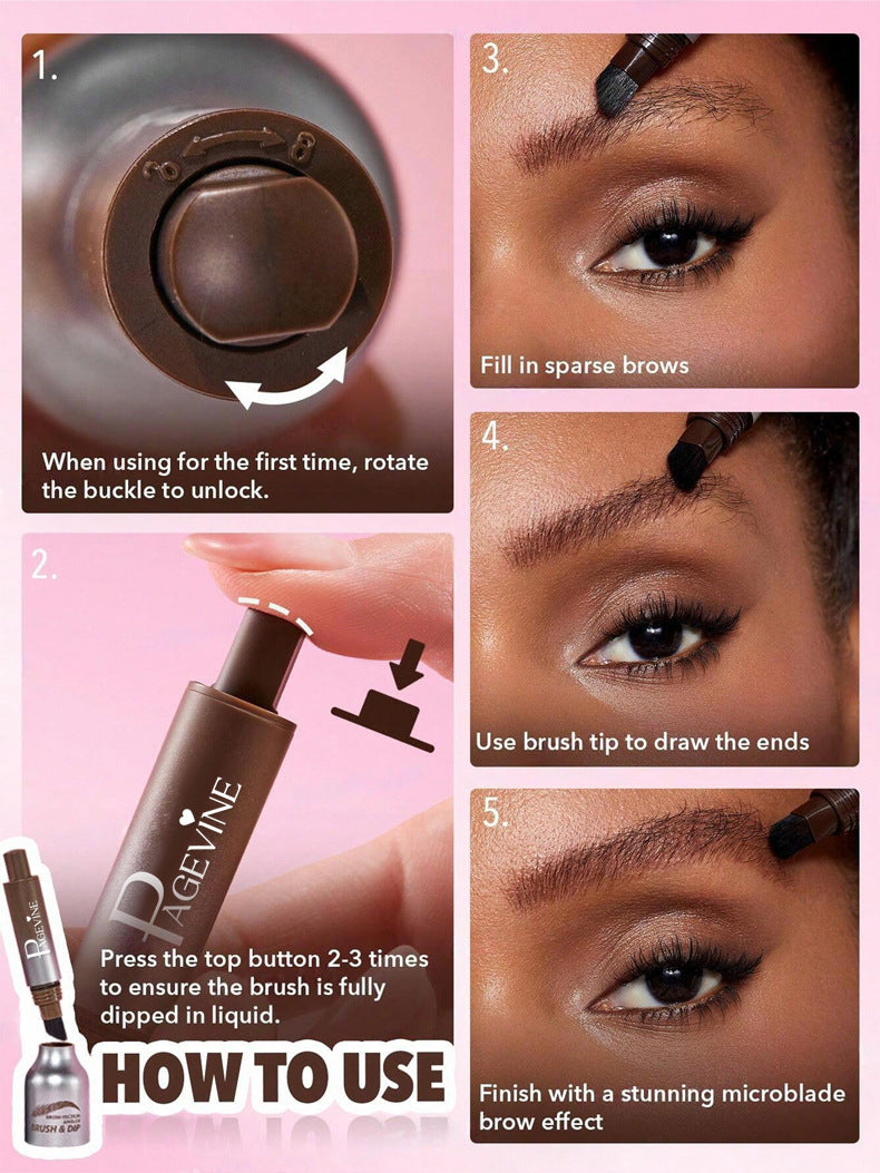 BUY 1 GET 1 FREE 49% off🔥Brow Fection Angled 4D Eyebrow Pen